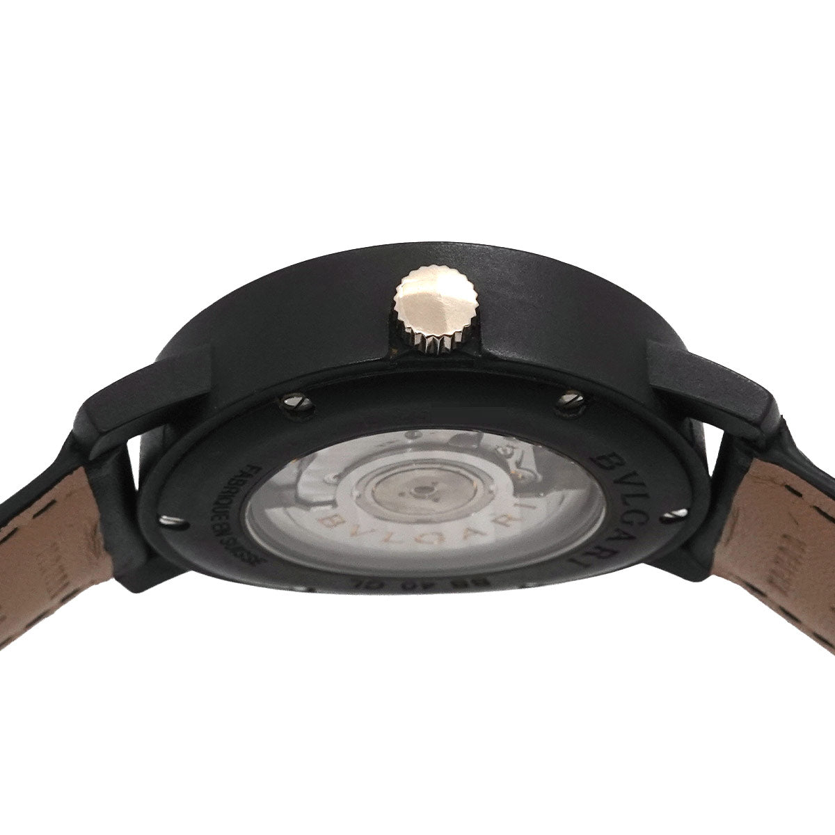 BVLGARIBVLGARI Carbon BB40CL Automatic Black Dial Mens Watch