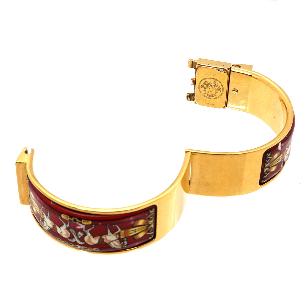 Loquet LO1.201 Quartz Gold Dial Ladies Bngle Watch