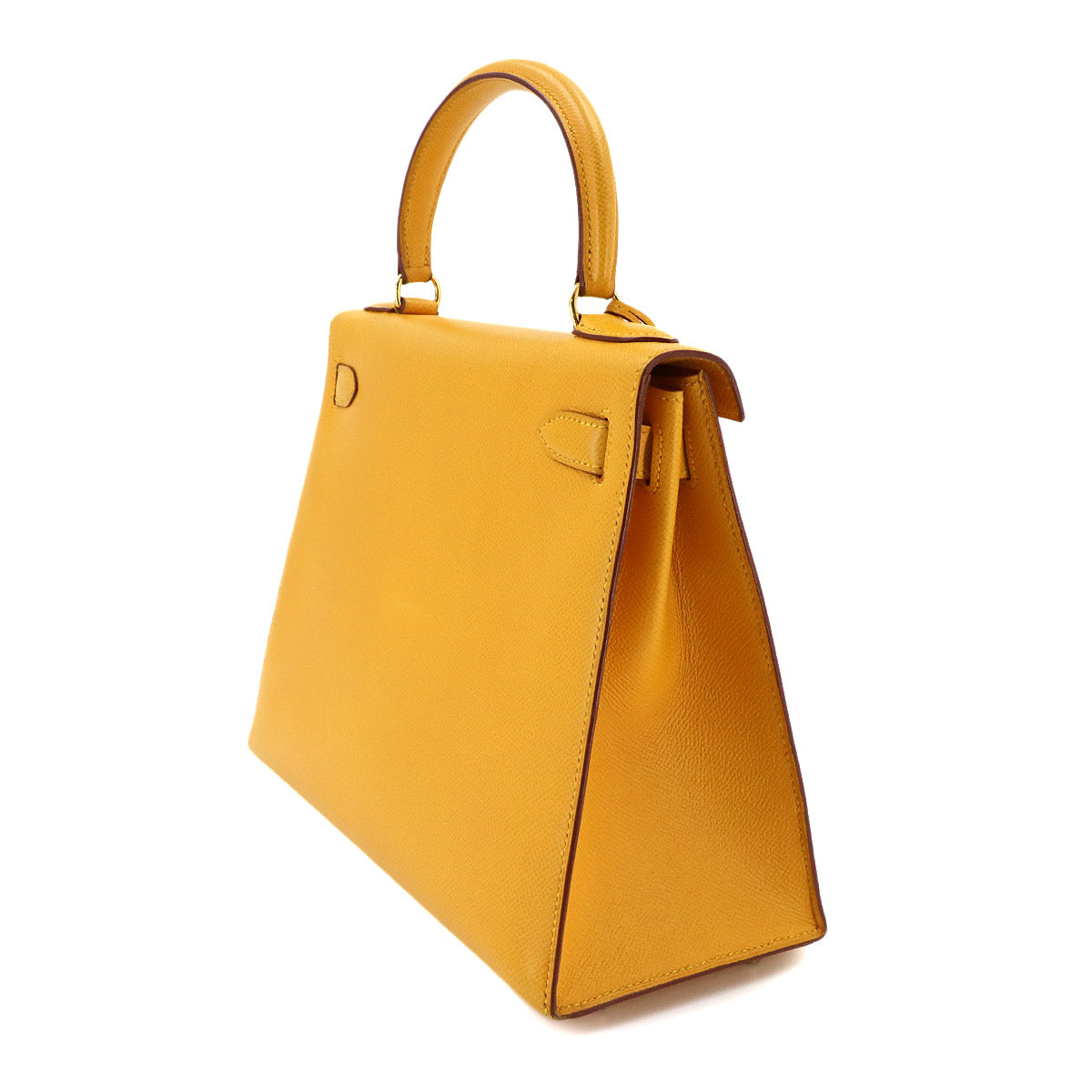 Kelly 28 Couchevel Epsom Jaune 2way Hand Shoulder Bag Purse