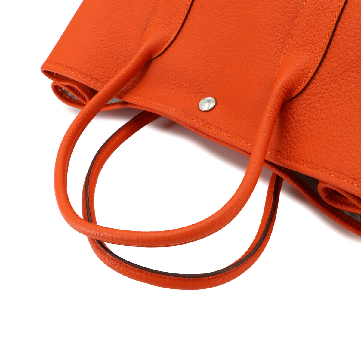 Garden Party PM Tote Bag Vache Country Feu Orange