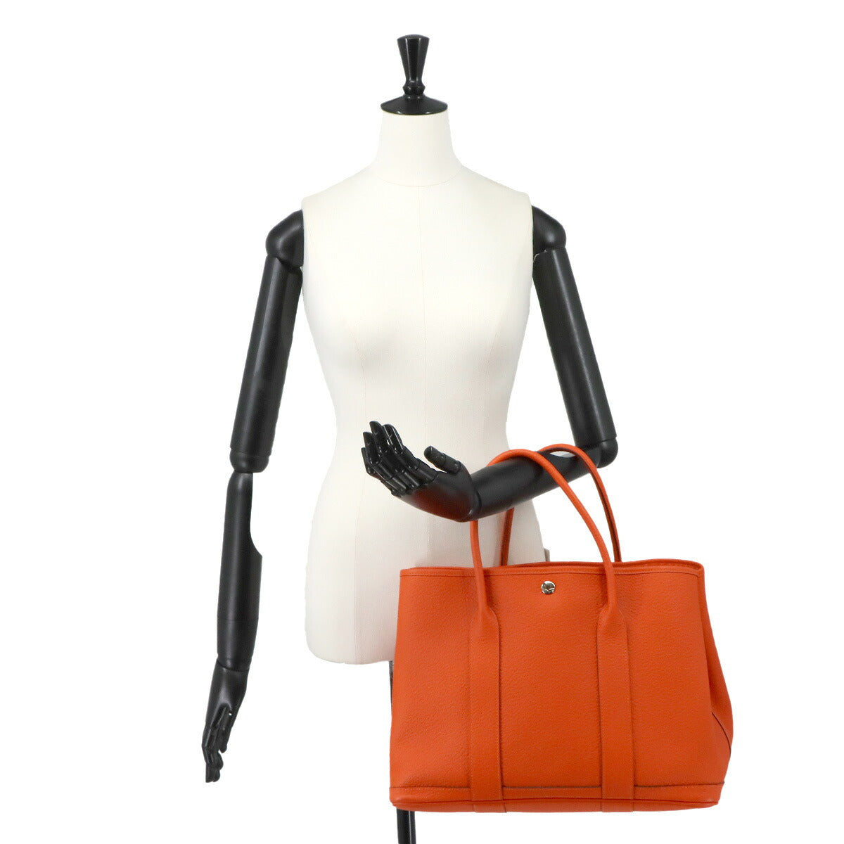 Garden Party PM Tote Bag Vache Country Feu Orange
