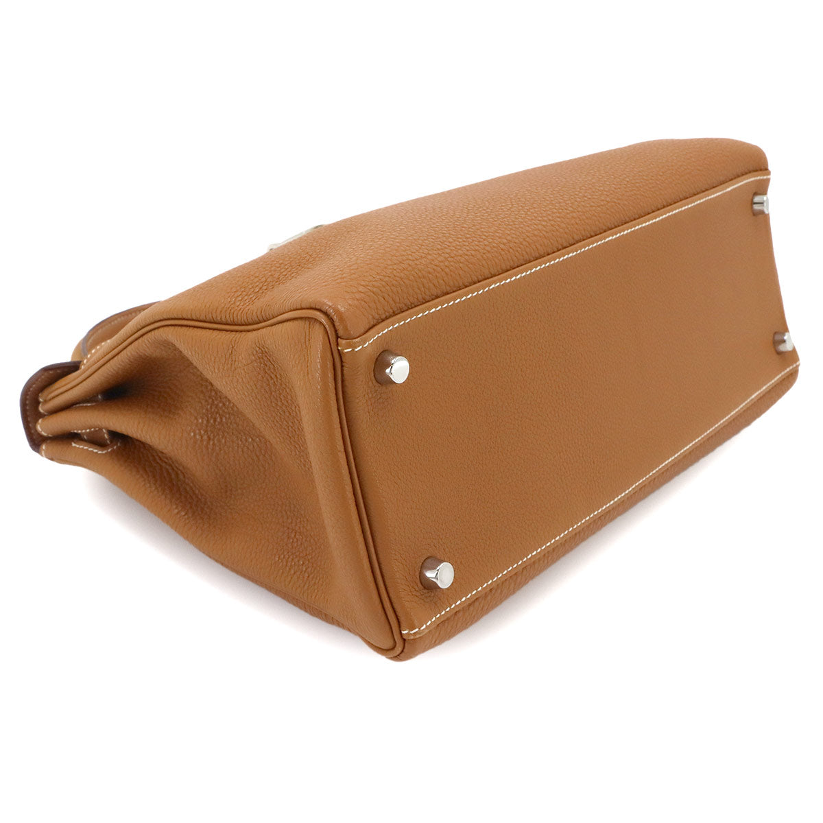 Kelly 32 2way Hand Shoulder Bag Togo Gold Purse