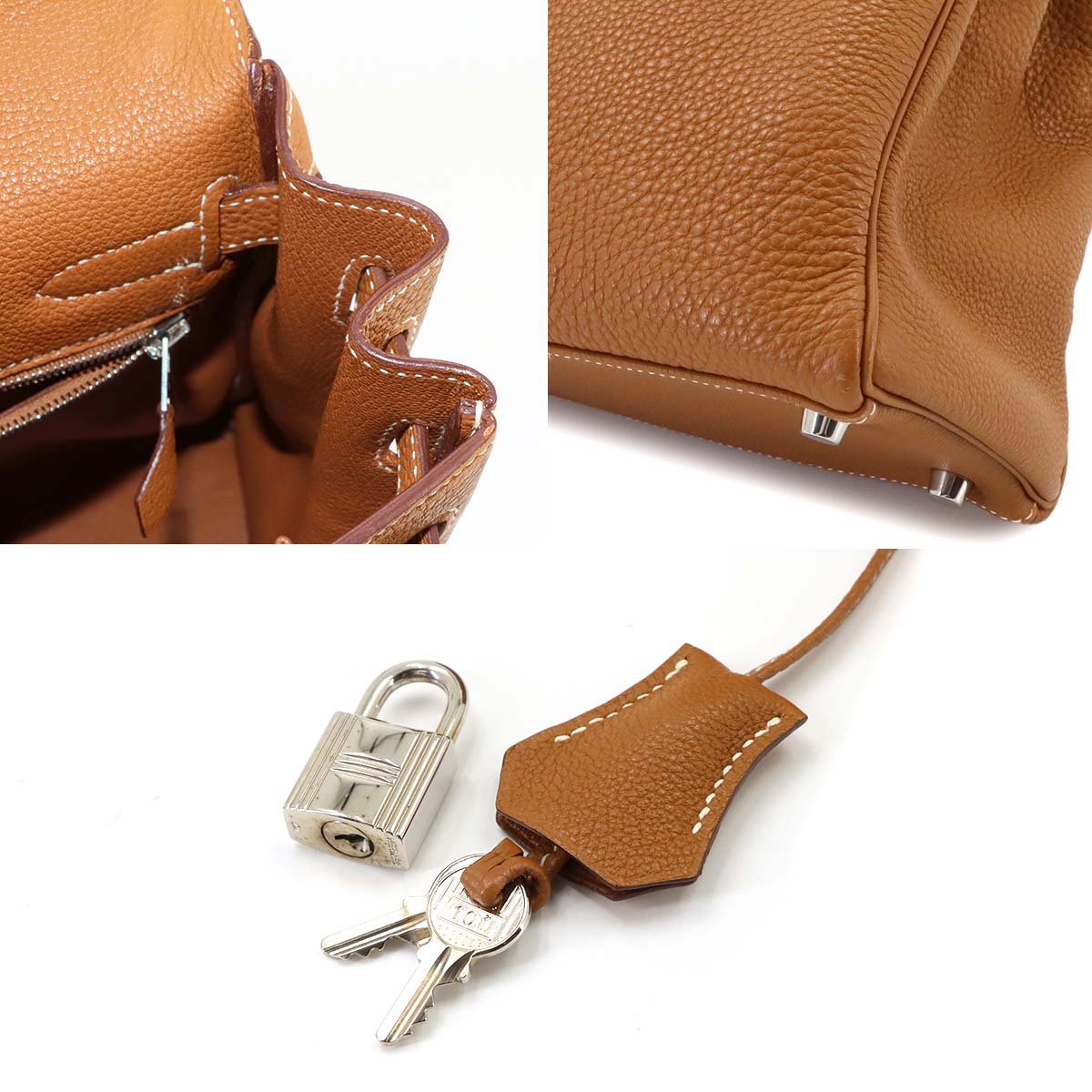Kelly 32 2way Hand Shoulder Bag Togo Gold Purse