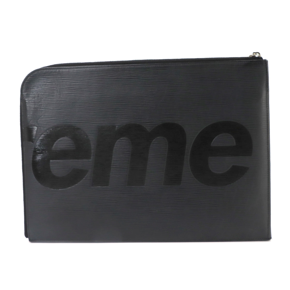 Supreme Epi Pochette Jour GM Clutch Bag Black M67754