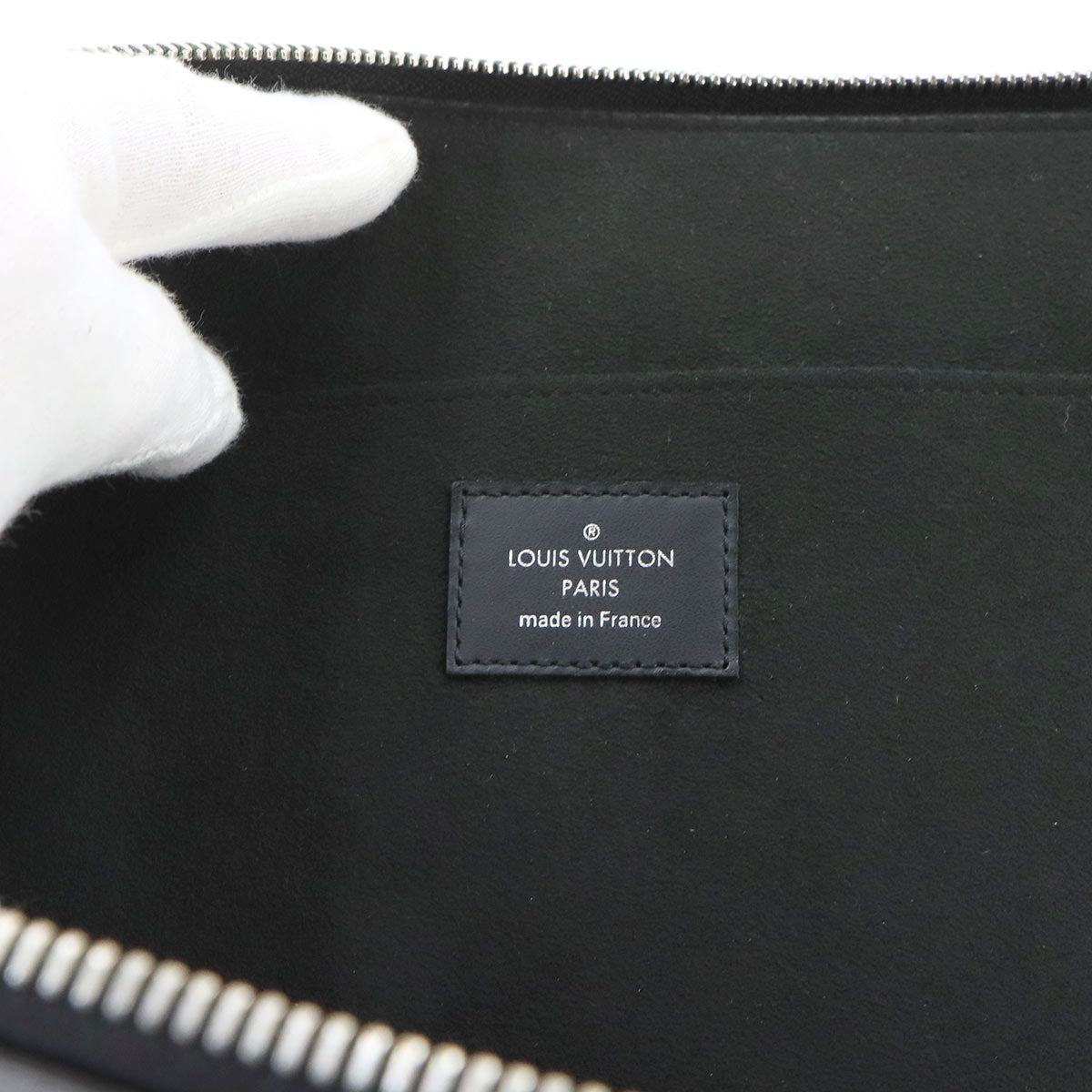 Supreme Epi Pochette Jour GM Clutch Bag Black M67754