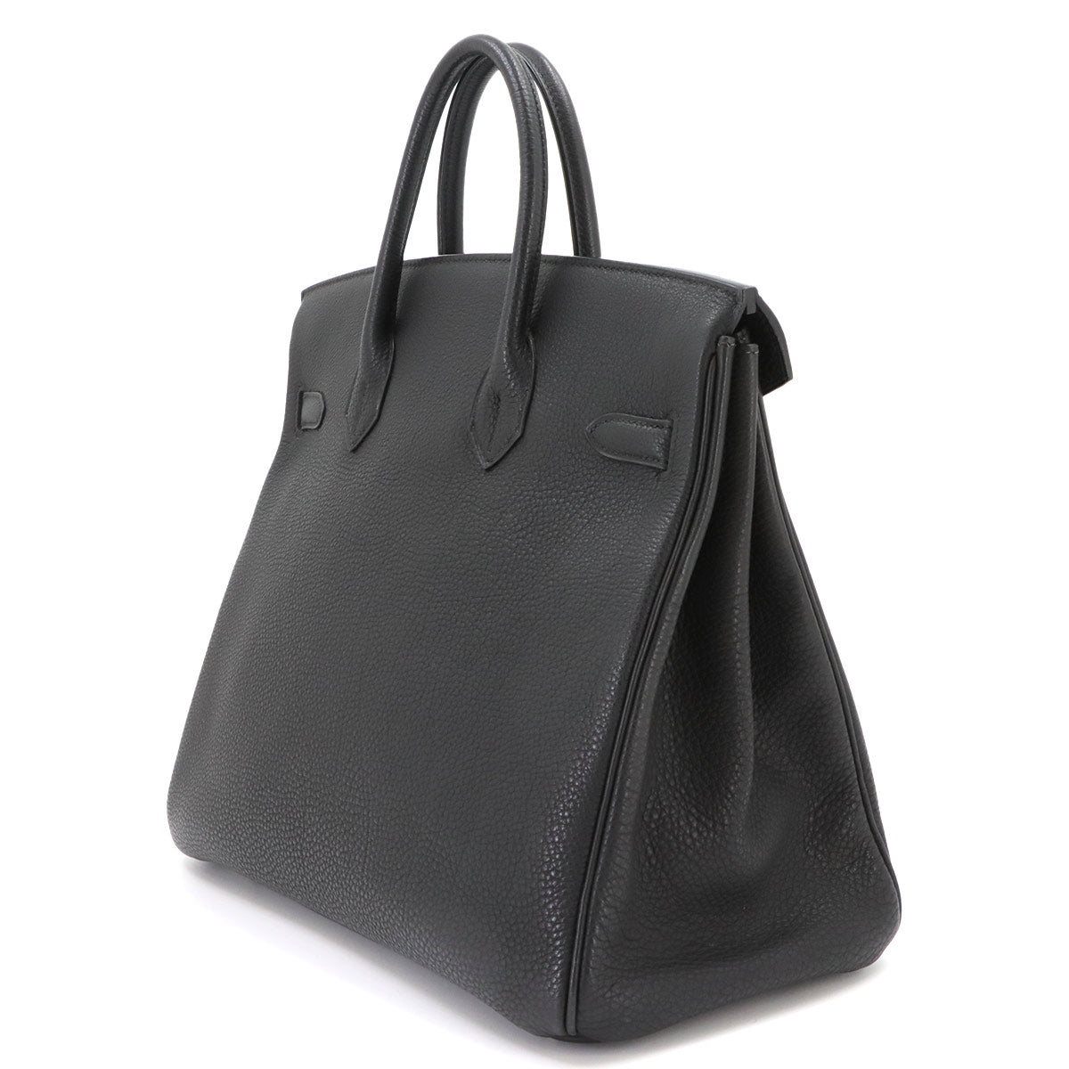 Haut a Courroies 32 Togo Black Hand Bag Purse