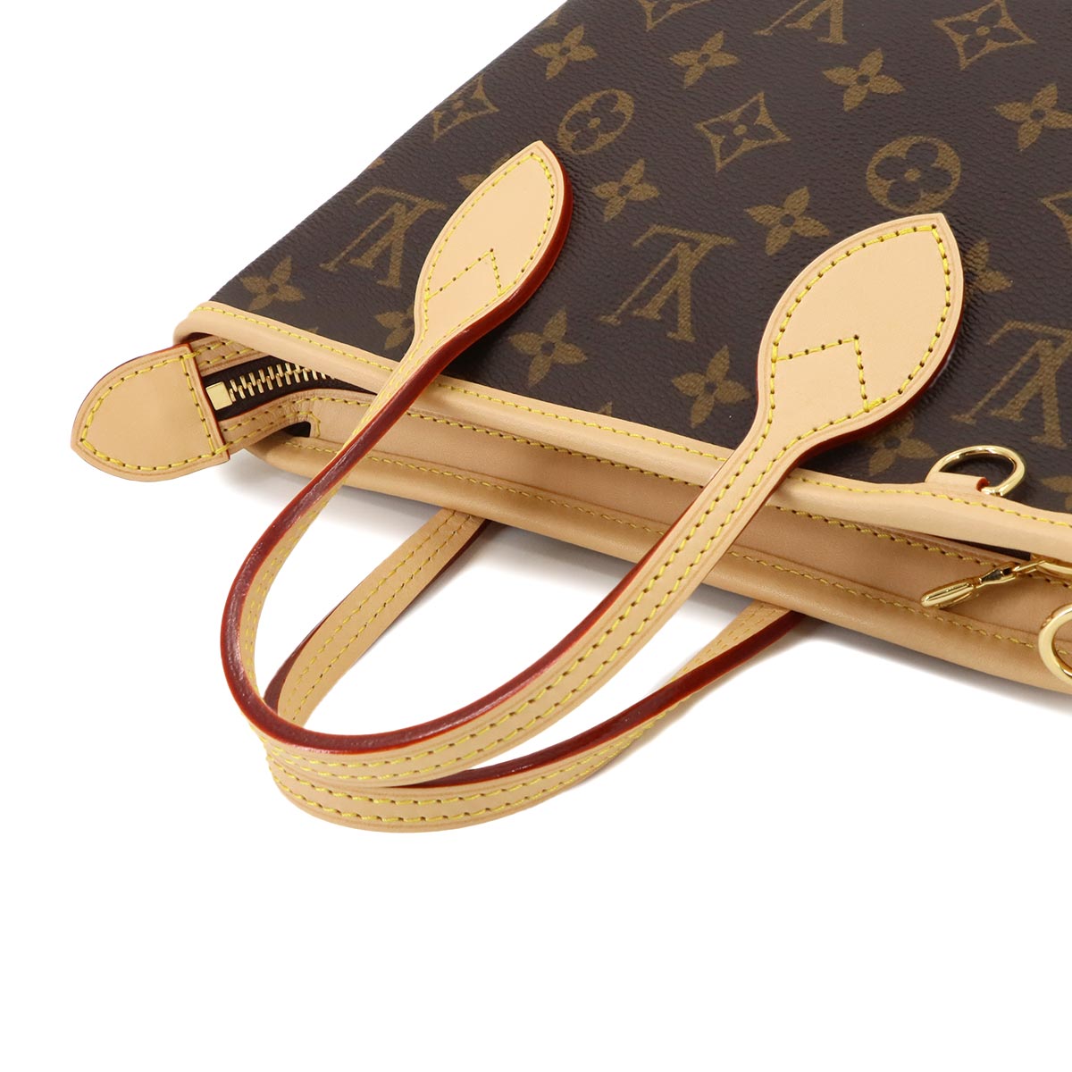 Monogram Neverfull BB Tote Shoulder Bag Brown M46705
