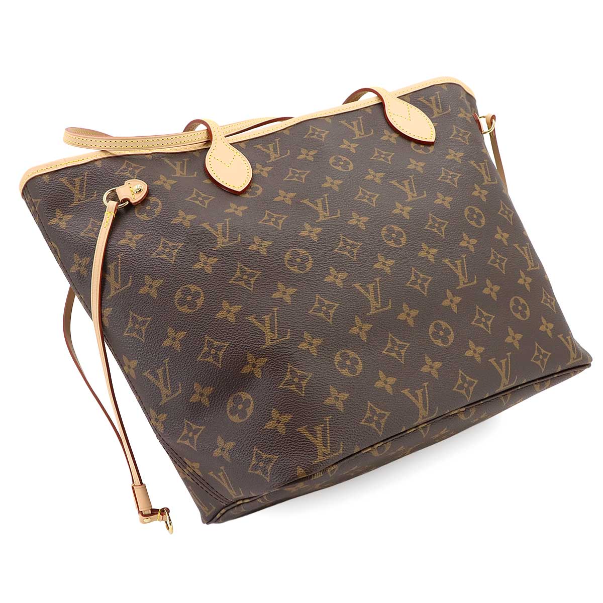 Monogram Neverfull MM Tote Bag Beige M46975 Purse