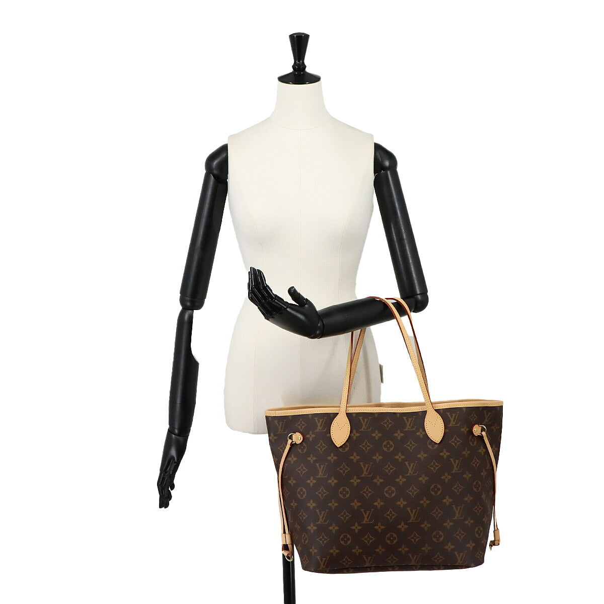 Monogram Neverfull MM Tote Bag Beige M46975 Purse