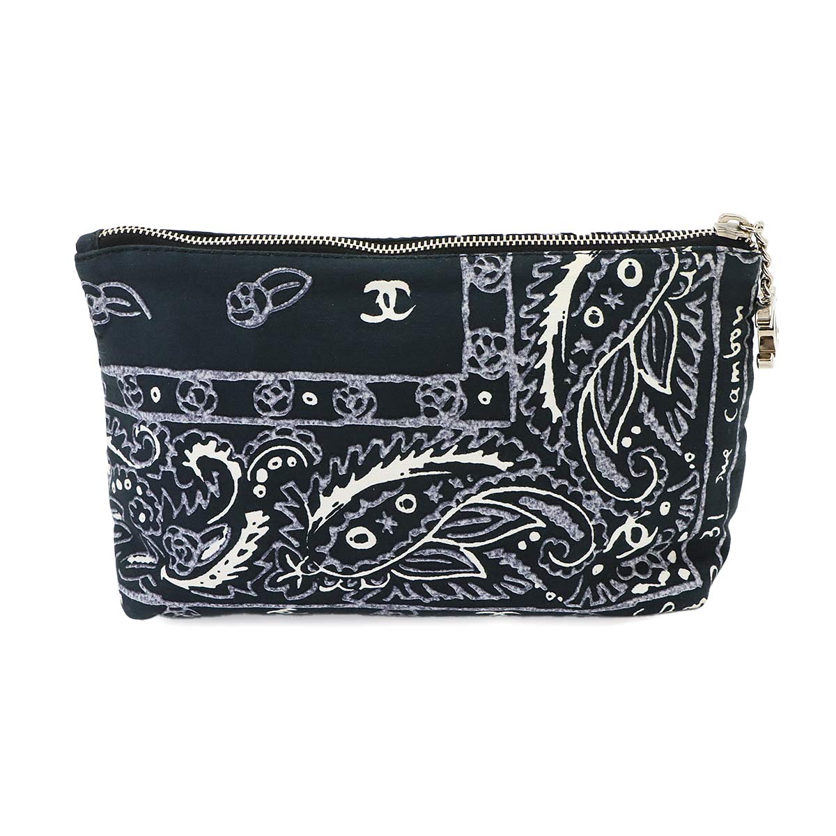 Coco Mark Pouch Canvas Black Purse