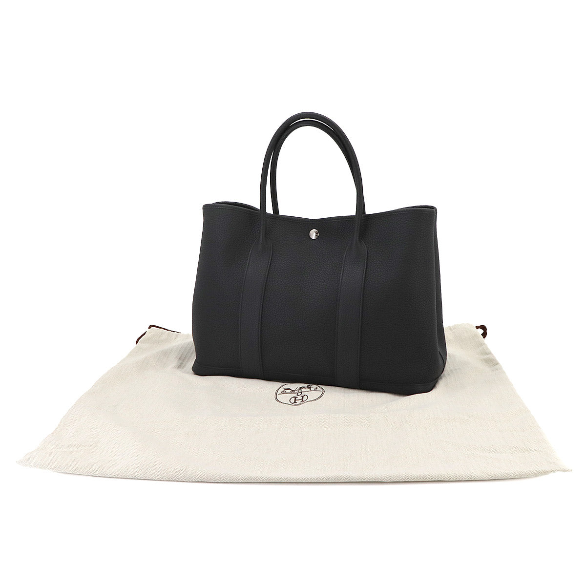 Garden Party PM Tote Bag Negonda Leather Black Purse
