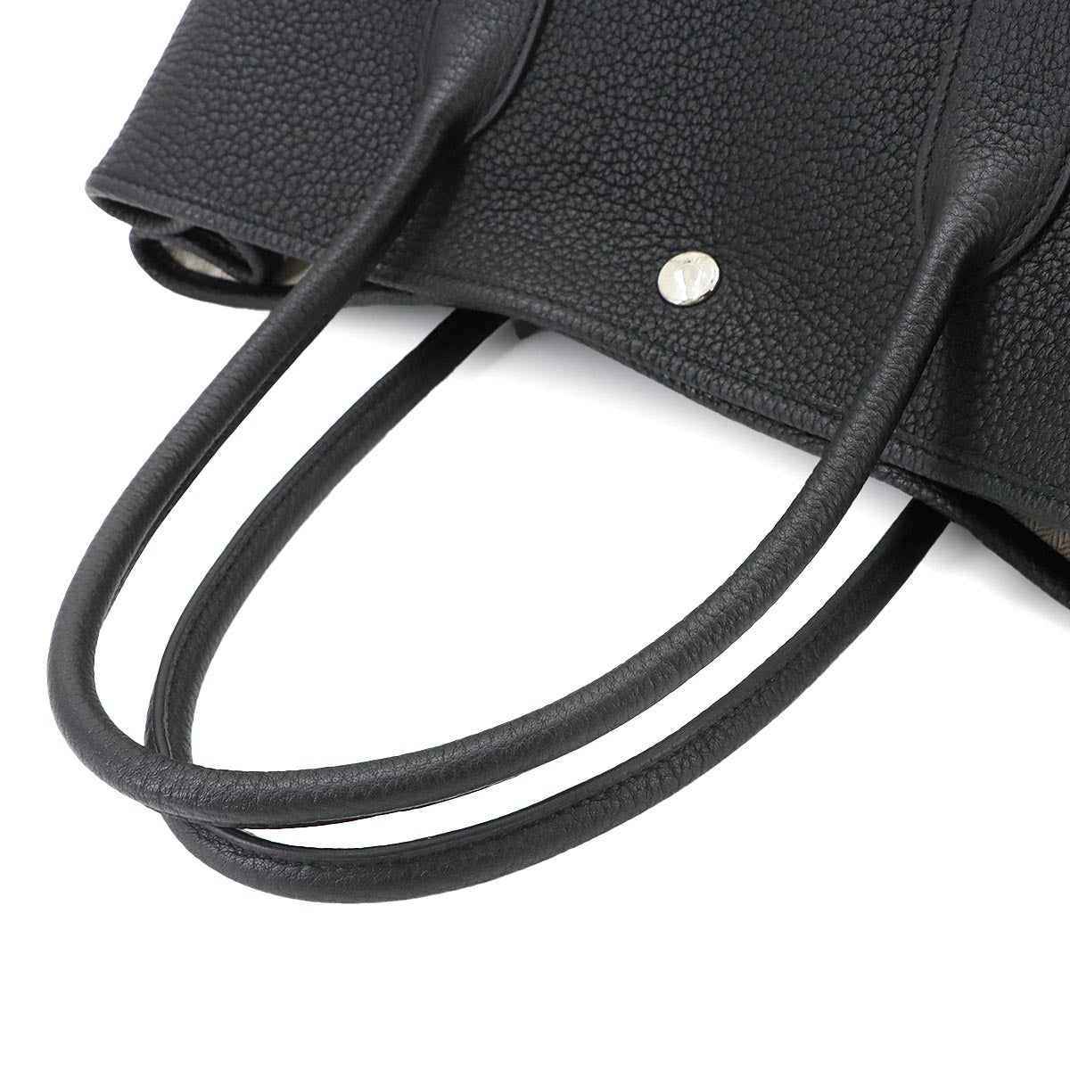 Garden Party PM Tote Bag Negonda Leather Black Purse