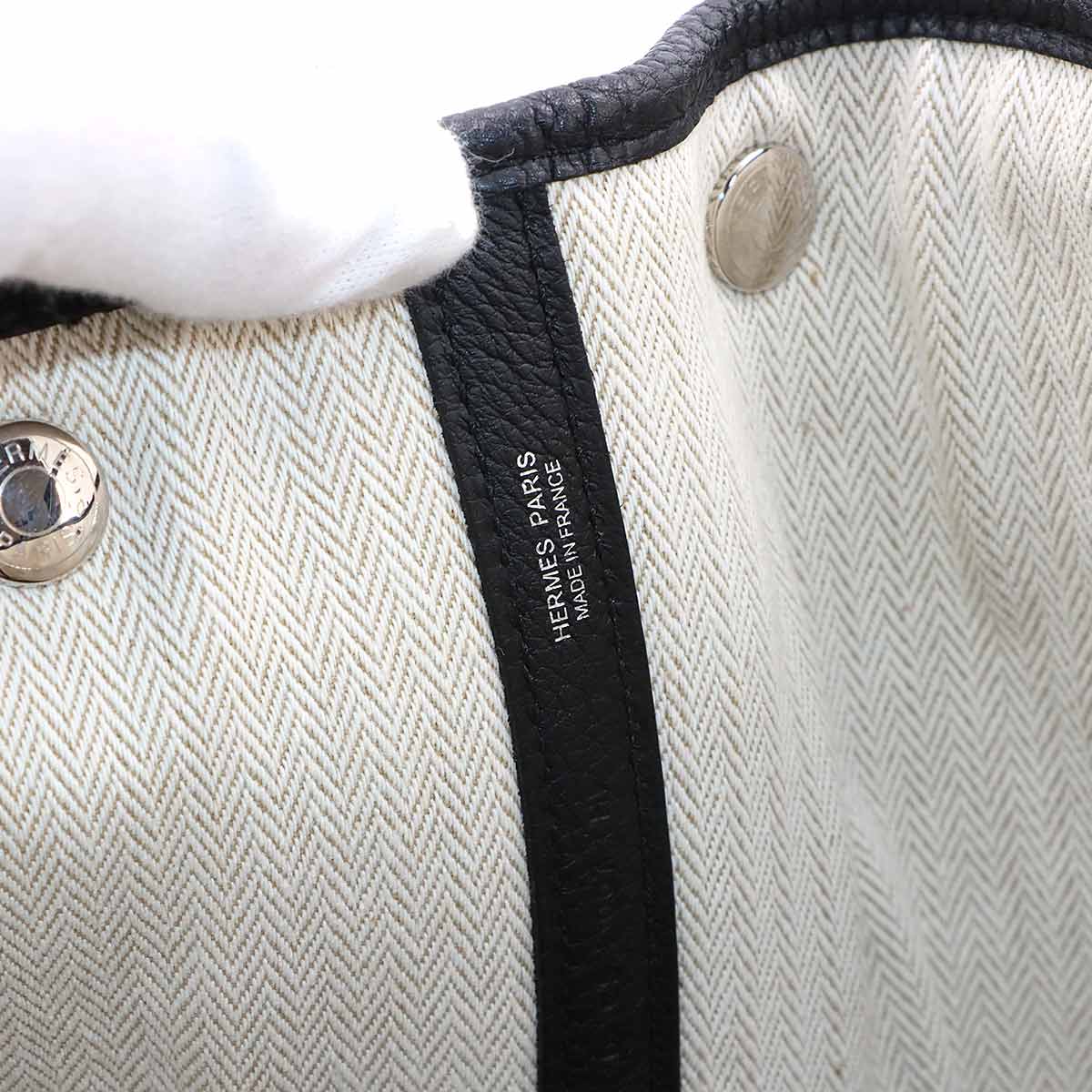 Garden Party PM Tote Bag Negonda Leather Black Purse