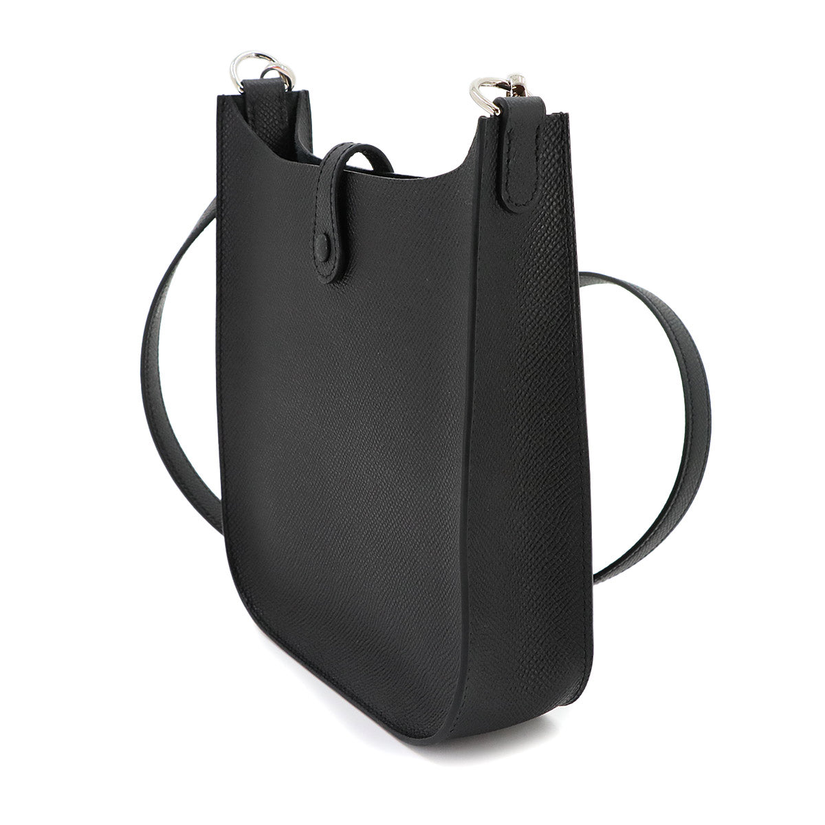 Evelyne Sellier 16 TPM Shoulder Bag Epsom Black Purse
