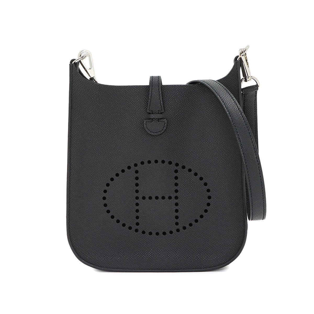 Evelyne Sellier 16 TPM Shoulder Bag Epsom Black Purse