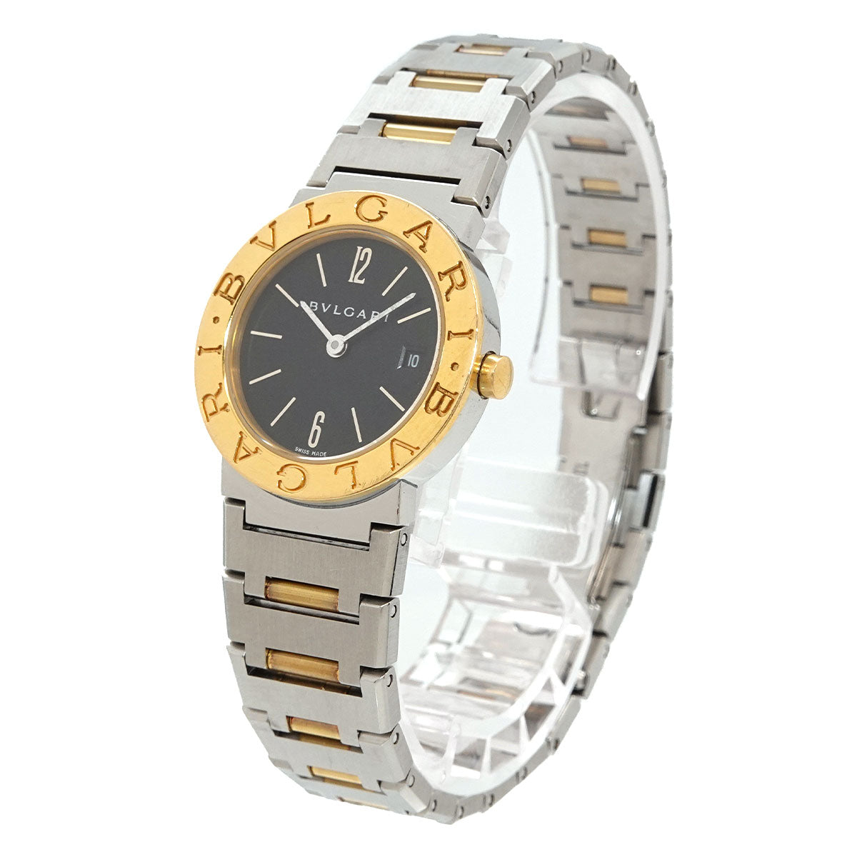BVLGARIBVLGARI BB26SG Two Tones 750 YG Silver Dial Ladies
