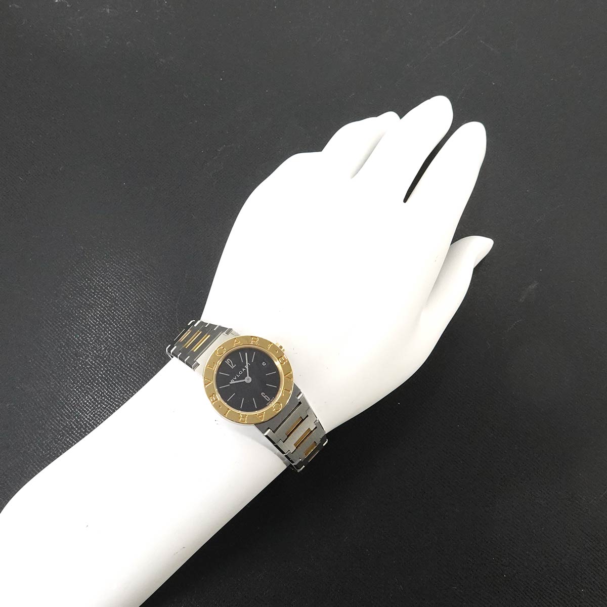 BVLGARIBVLGARI BB26SG Two Tones 750 YG Silver Dial Ladies