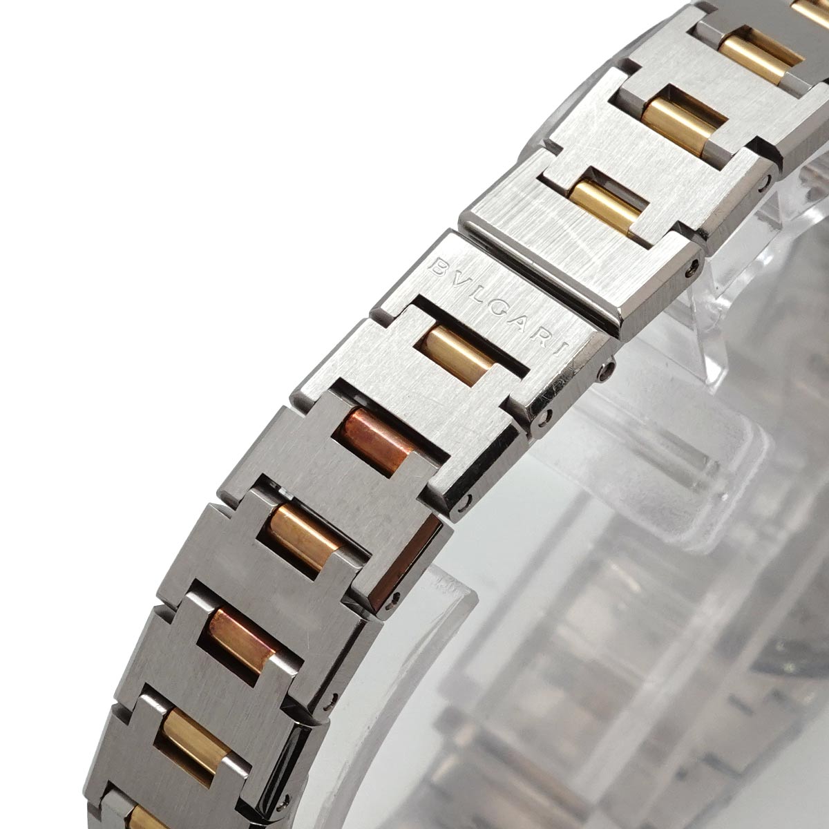 BVLGARIBVLGARI BB26SG Two Tones 750 YG Silver Dial Ladies
