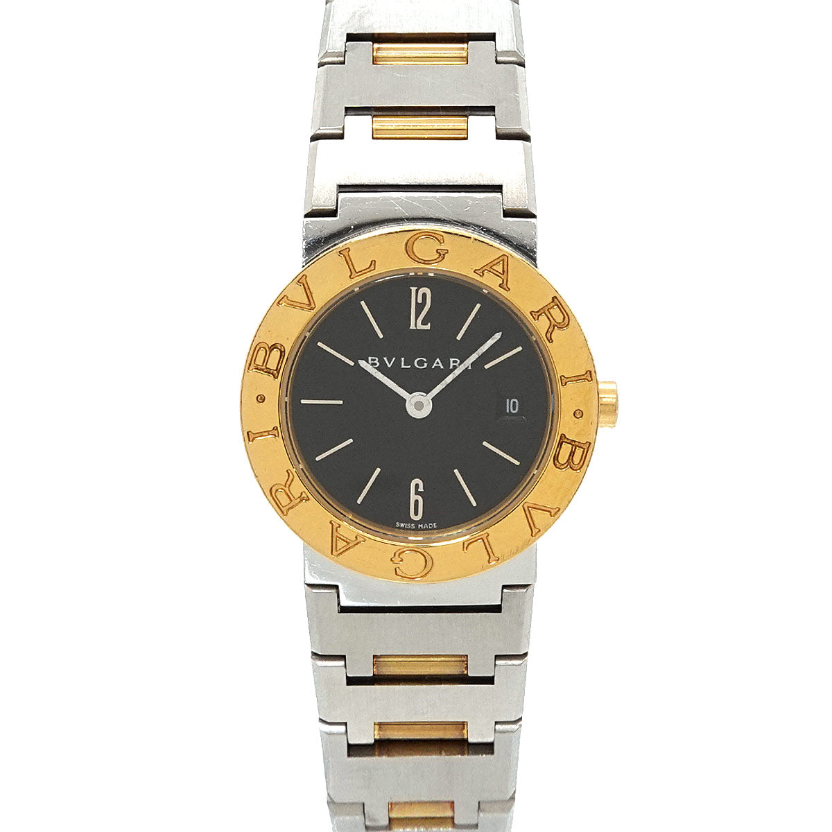 BVLGARIBVLGARI BB26SG Two Tones 750 YG Silver Dial Ladies