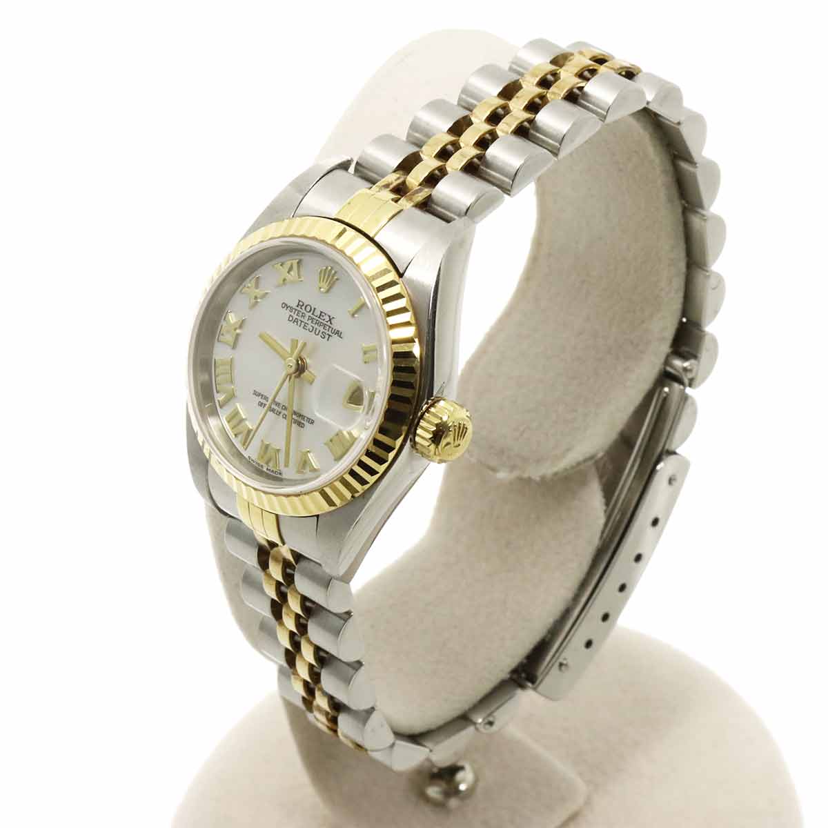 Datejust 79173NR Serial Y 750 YG White Shell Dial Ladies Watch