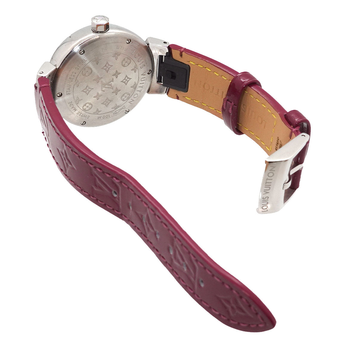 Tambour Q131F Diamond Silver Dial Quartz Ladies Watch