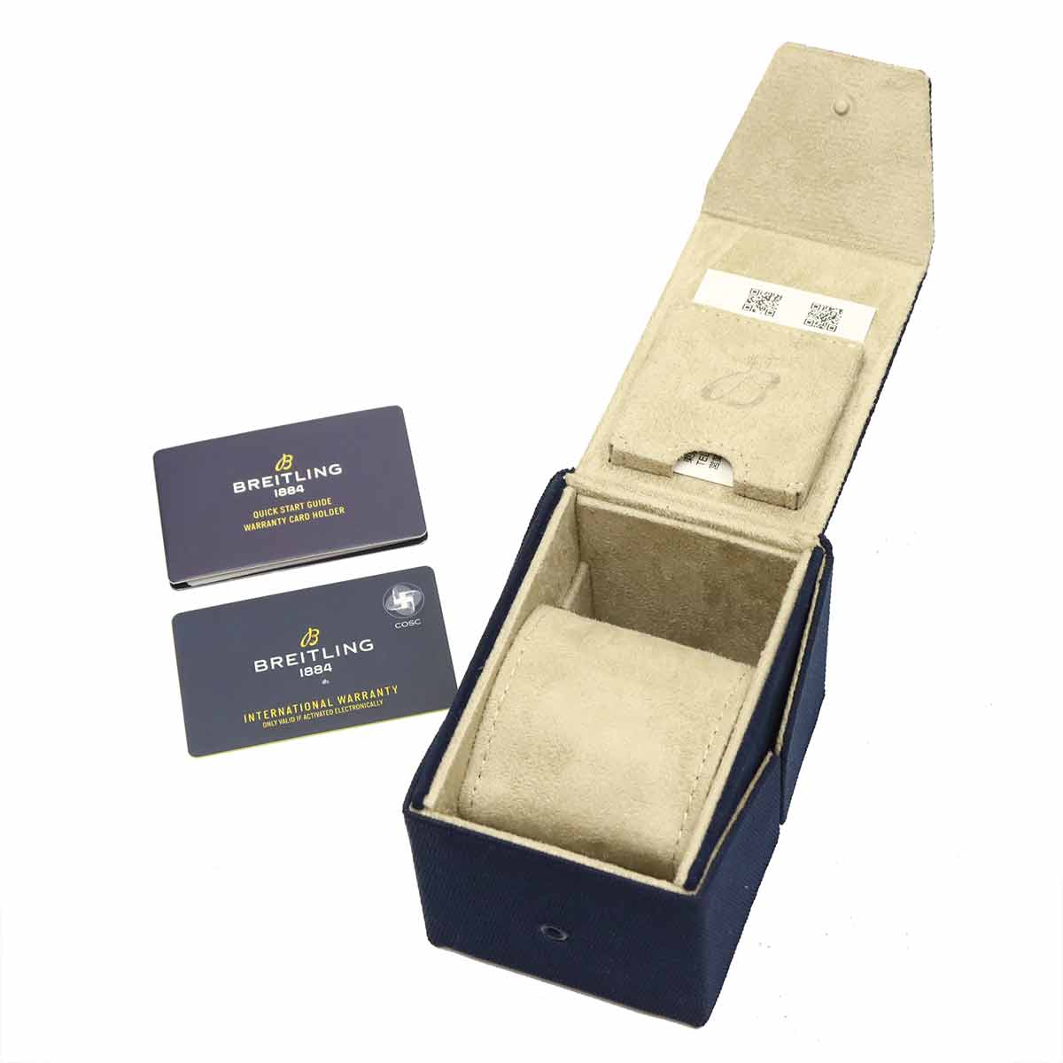Super Chronomat 44 UB0136 750 Pink Gold Black Dial Mens