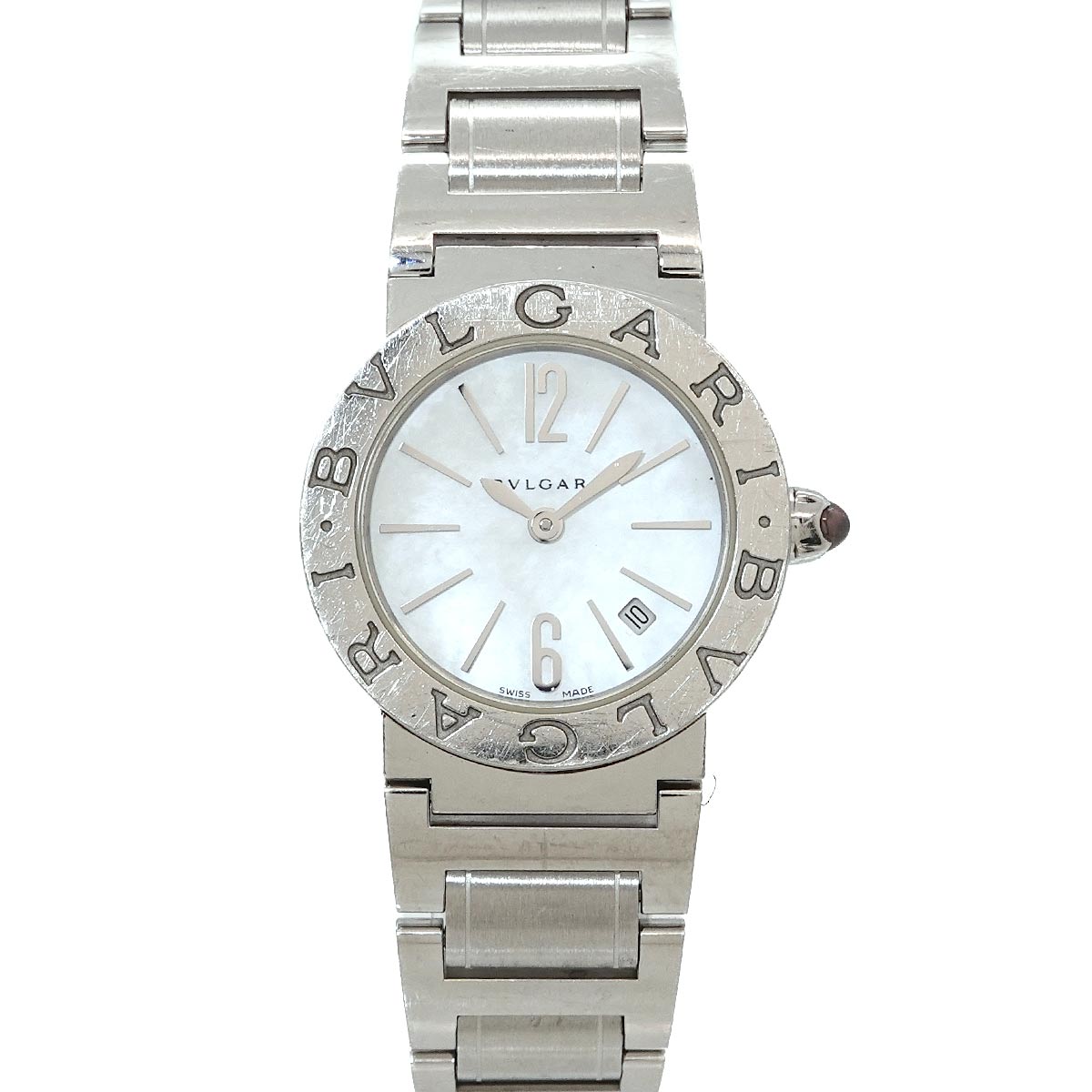 BVLGARIBVLGARI BBL26S Date Quartz Pink Dial Ladies Watch