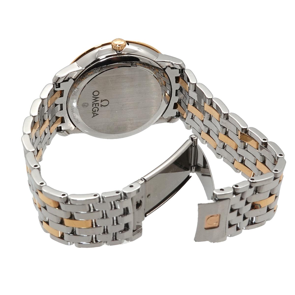 De Ville Prestige CO-AXIAL 424.20.37.20.02.001 YG Silver Dial