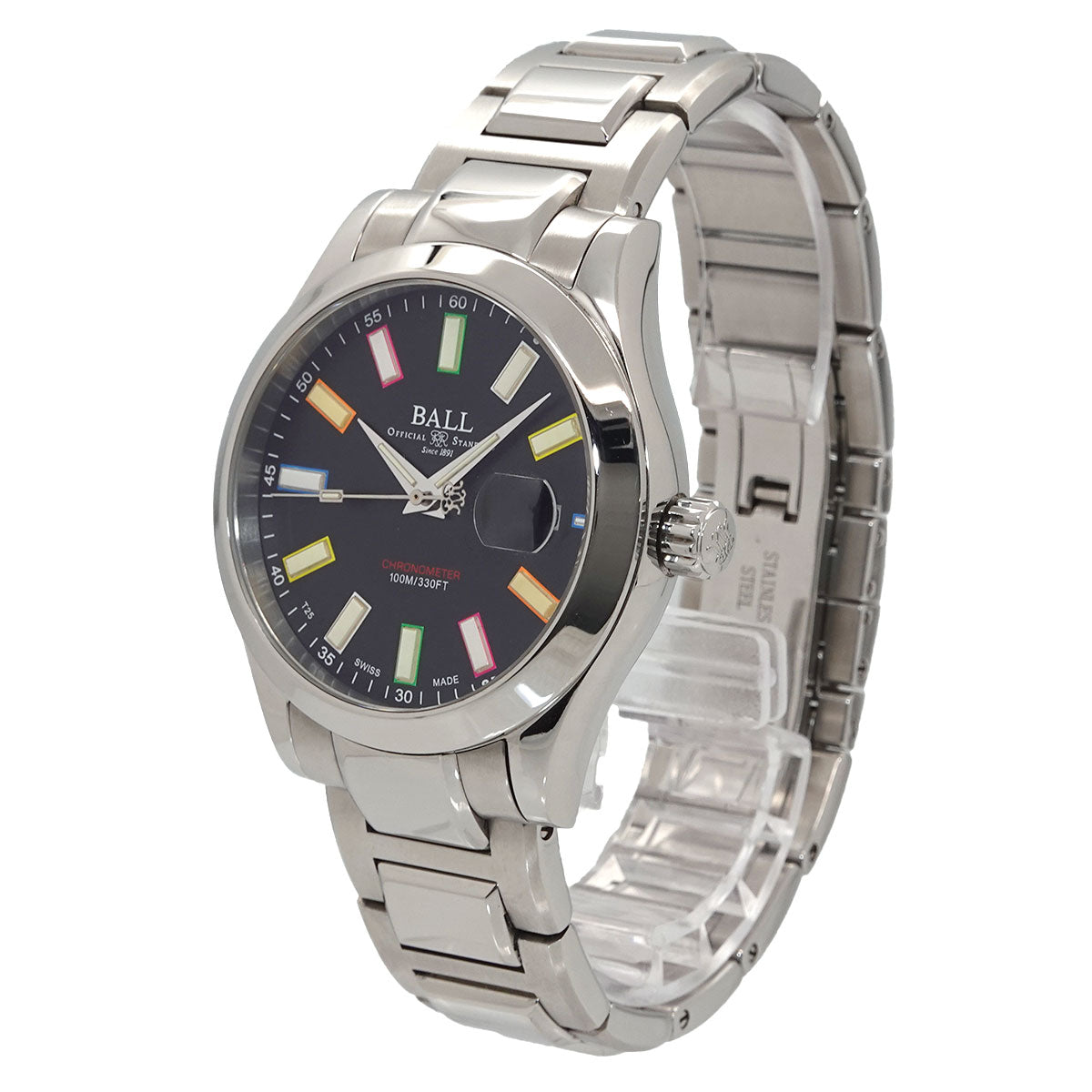 Engineer III Marvelight Rainbow NM2026C Date Automatic Black Dial