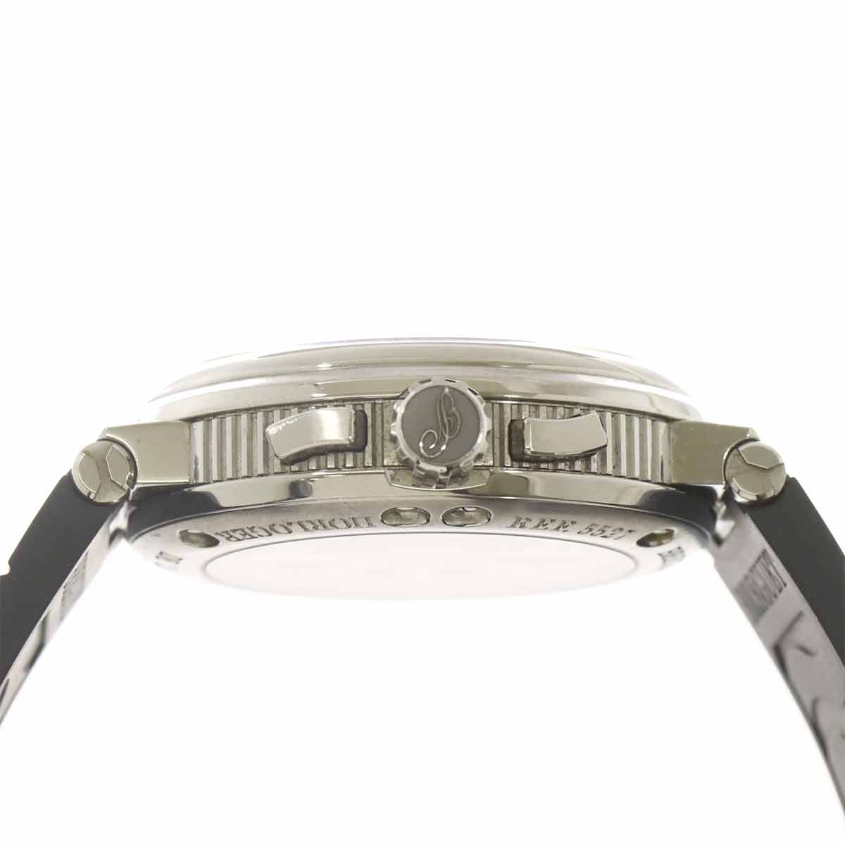 BREGUET Marine Chronograph 5527TI Date Gray Dial Automatic Mens Watch