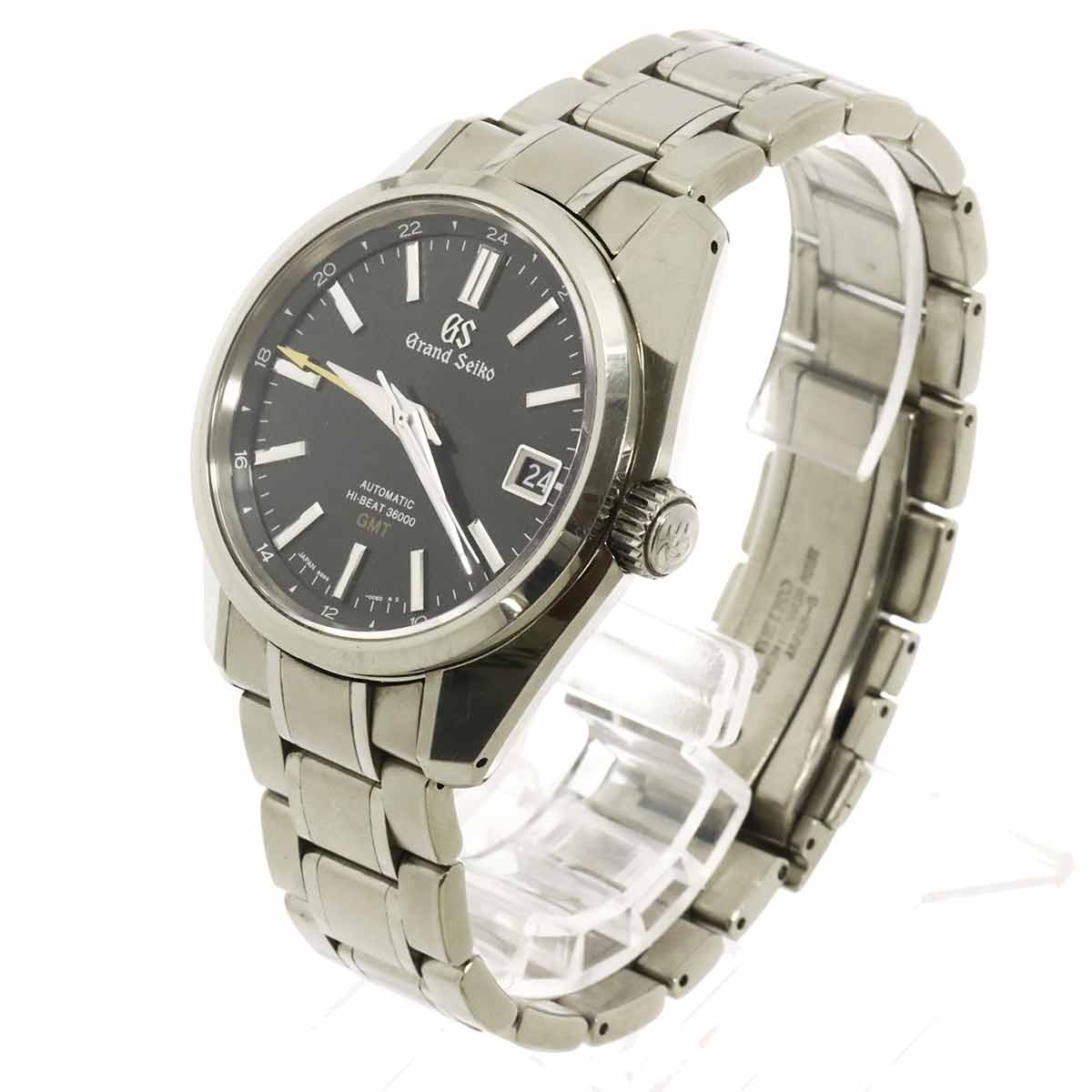 SBGJ213 9S86 00A0 Date Automatic Black Dial Mens Watch