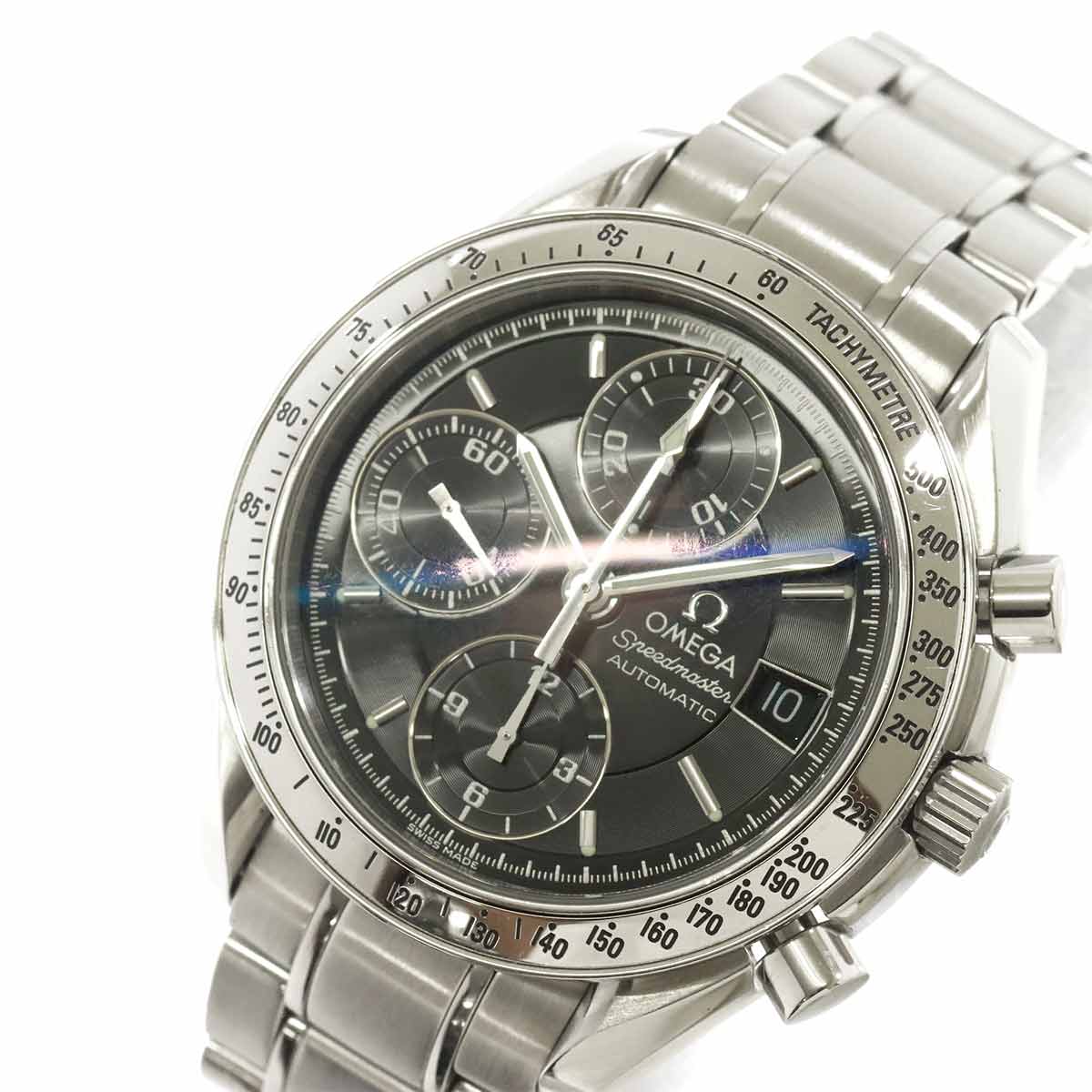 Speedmaster Date 3513 50 Chronograph Automatic Black Dial Mens