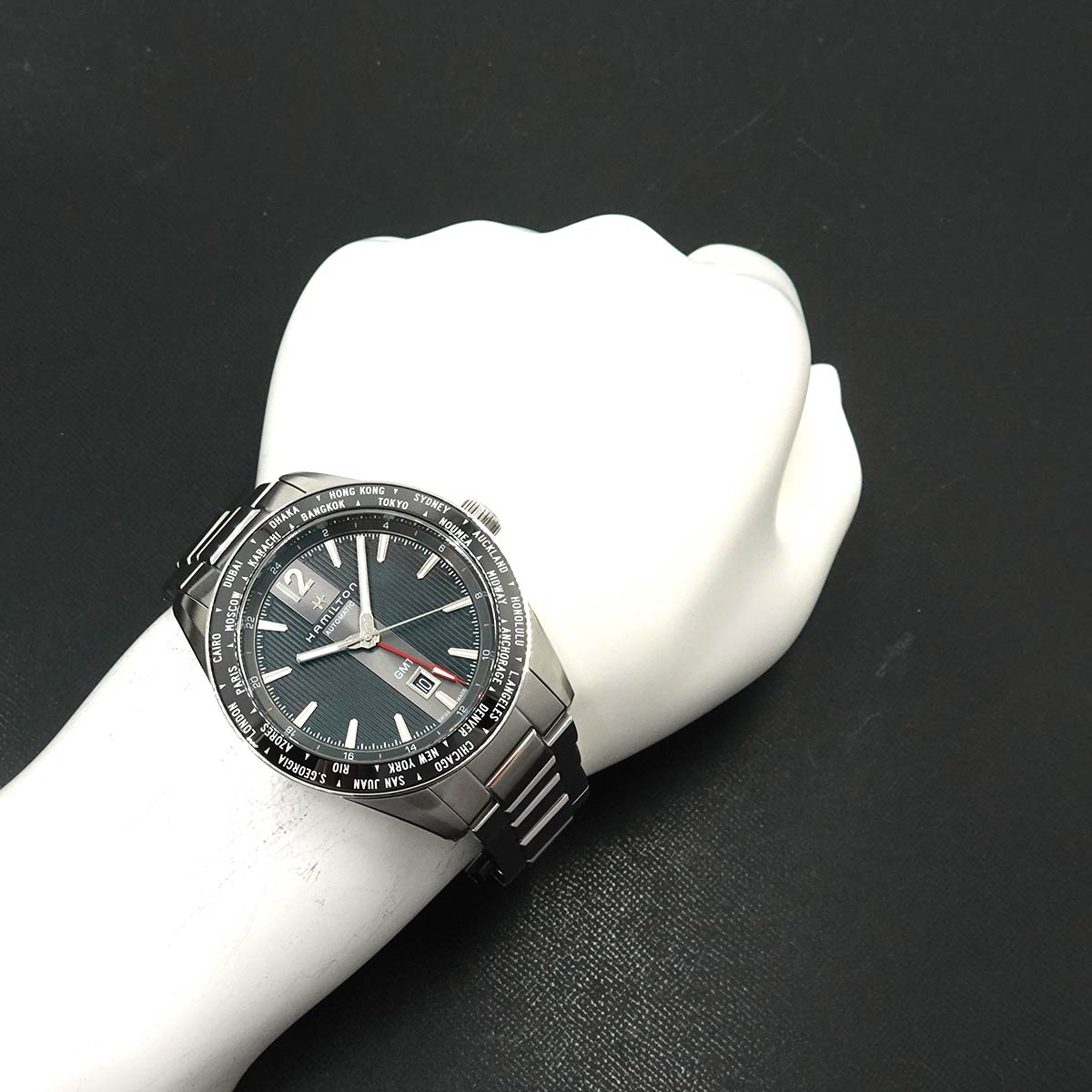 Broadway GMT H437250 Limited Date Automatic Black Dial Mens
