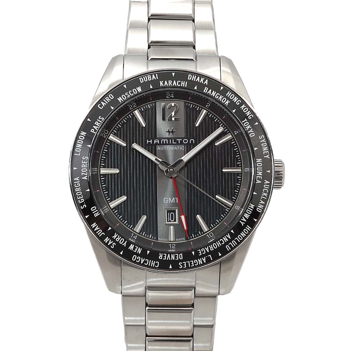 Broadway GMT H437250 Limited Date Automatic Black Dial Mens