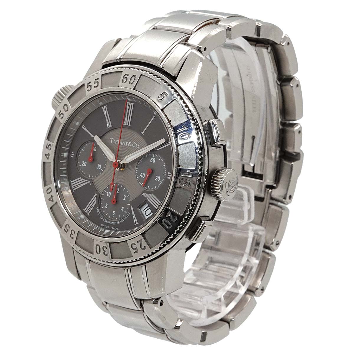 Mark T-57 Date Quartz Gray Dial Mens watch