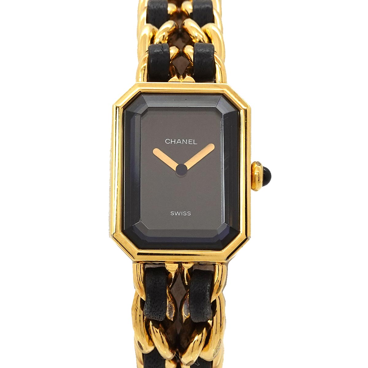 Premiere Size S H0001 Vintage Quartz Black Dial Ladies Watch