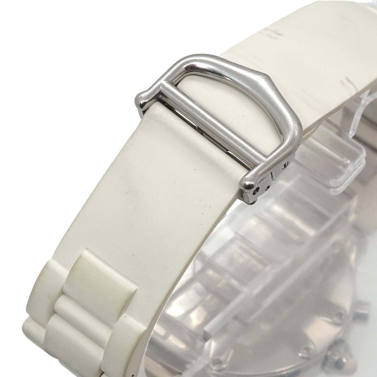 Must 21 Chronoscaph W10184U2 Date Quartz White Dial Mens