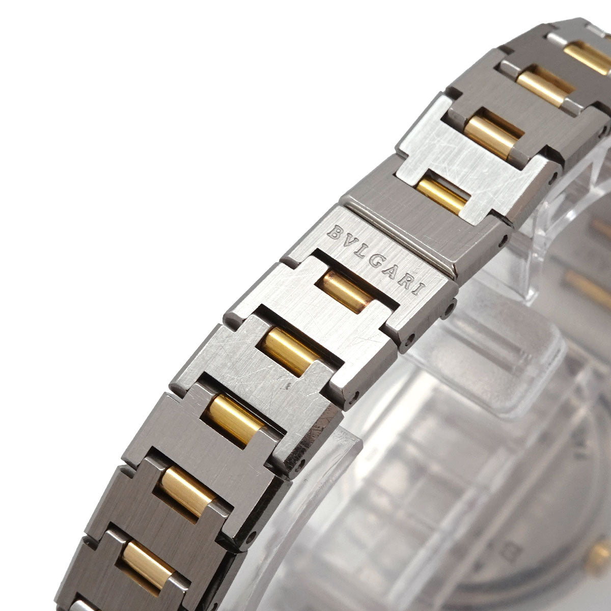 BVLGARIBVLGARI BB26SG Two Tones YG Black Dial Ladies