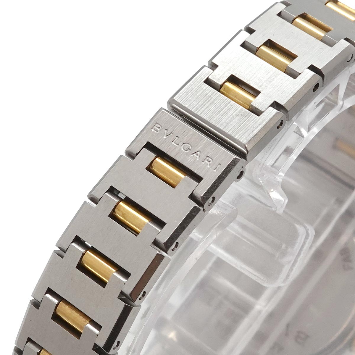 BVLGARIBVLGARI BB26SG Two Tones 750 YG Silver Dial Ladies