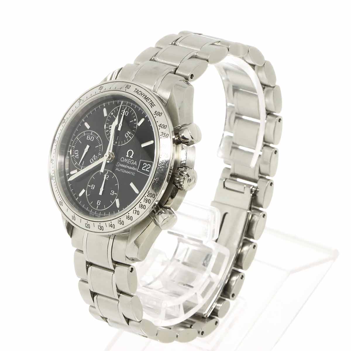 Speedmaster Date 3513 50 Chronograph Automatic Black Dial Mens