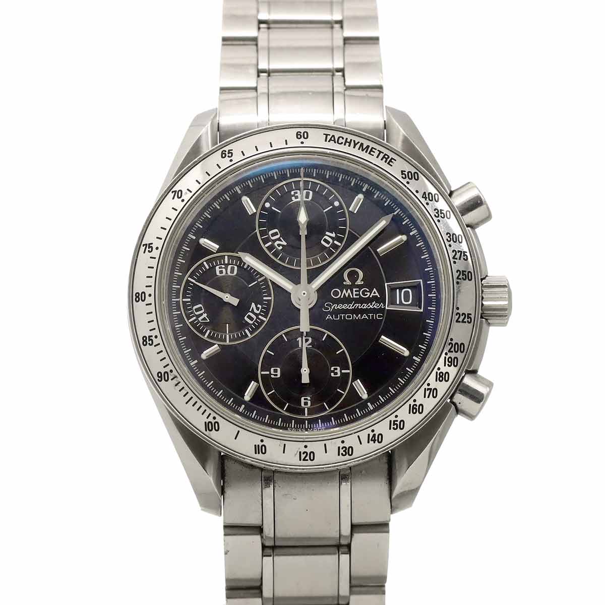 Speedmaster Date 3513 50 Chronograph Automatic Black Dial Mens