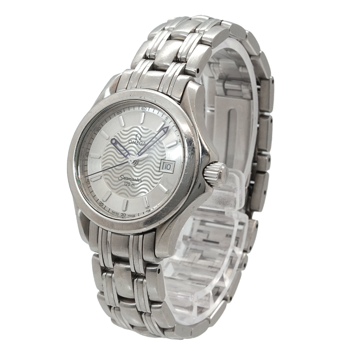 Seamaster 120 Date 2571 31 Quartz Silver Dial Ladies Watch