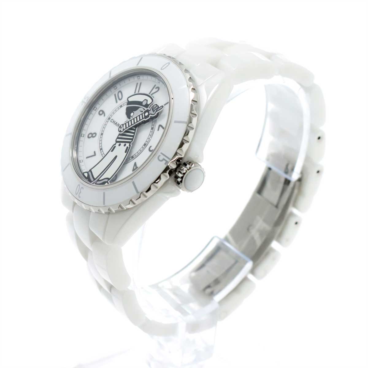 J12 Mademoiselle La pausa H7481 Automatic White Dial Mens