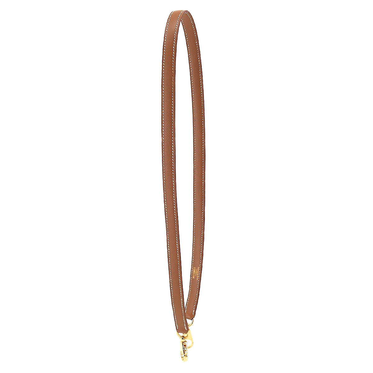 Shoulder Strap Epsom Gold Brown Accessory