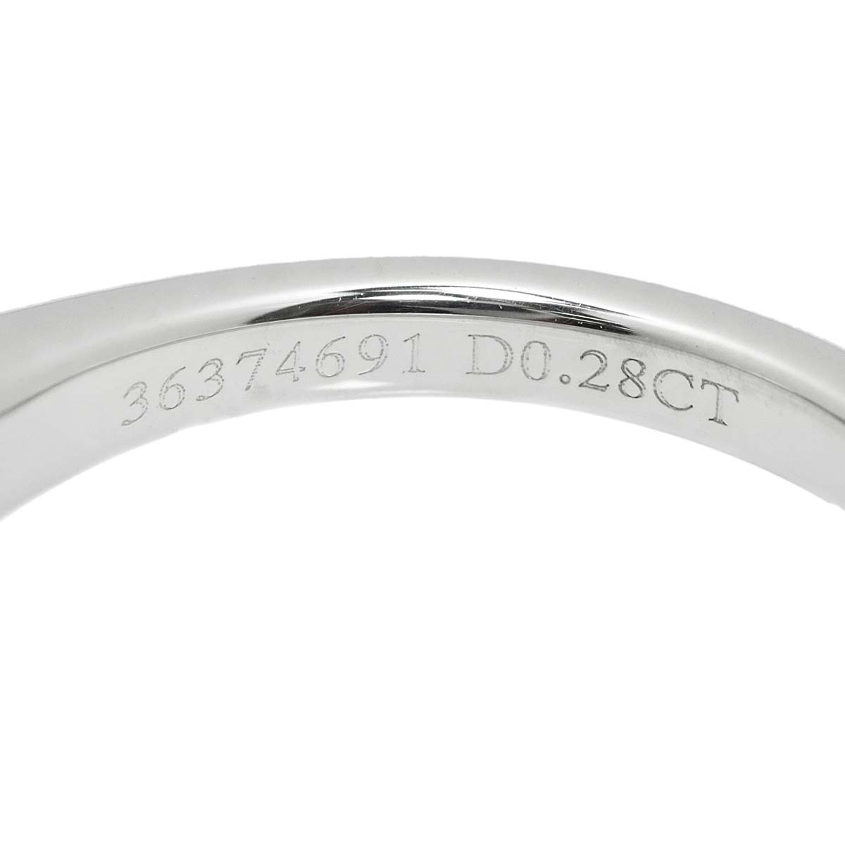 Diamond 0.28ct I/VVS2/3EXRing Platinum Size4.5(US)