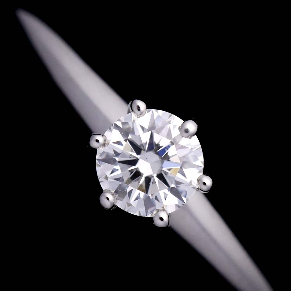 Diamond 0.28ct I/VVS2/3EXRing Platinum Size4.5(US)
