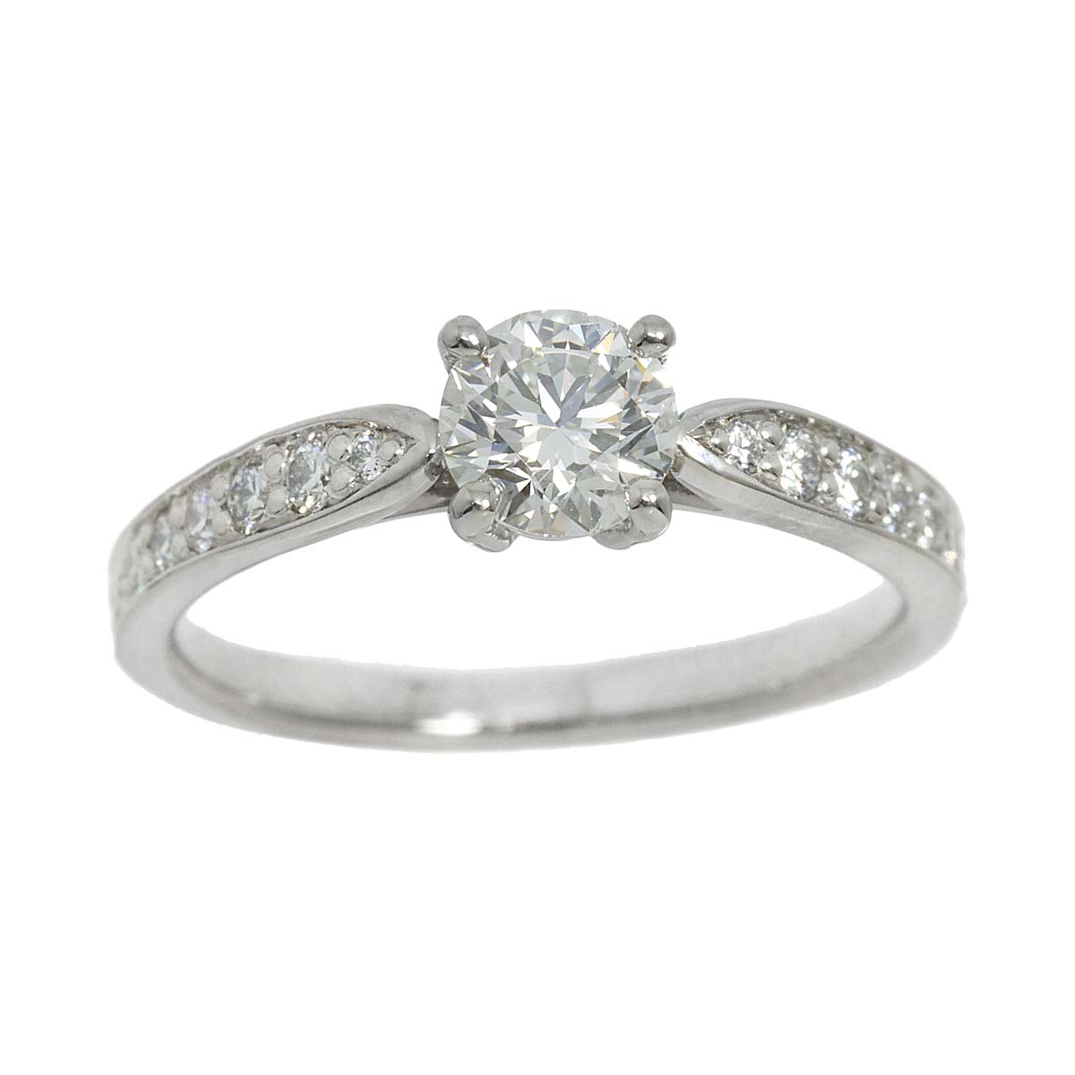 Harmony Diamond 0.50ct G/VVS1/3EX Ring Pt Size4.75-5(US)