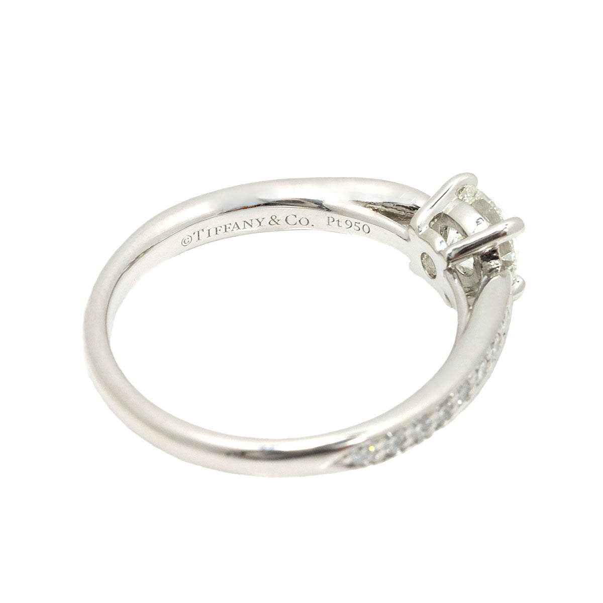 Harmony Diamond 0.50ct G/VVS1/3EX Ring Pt Size4.75-5(US)