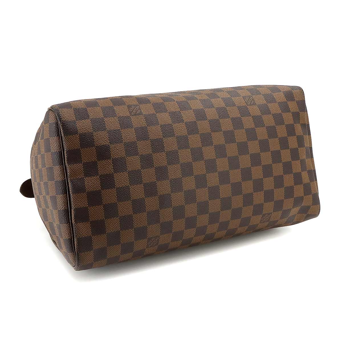 Damier Speedy 35 Hand Bag Ebene N41523 Brown Purse