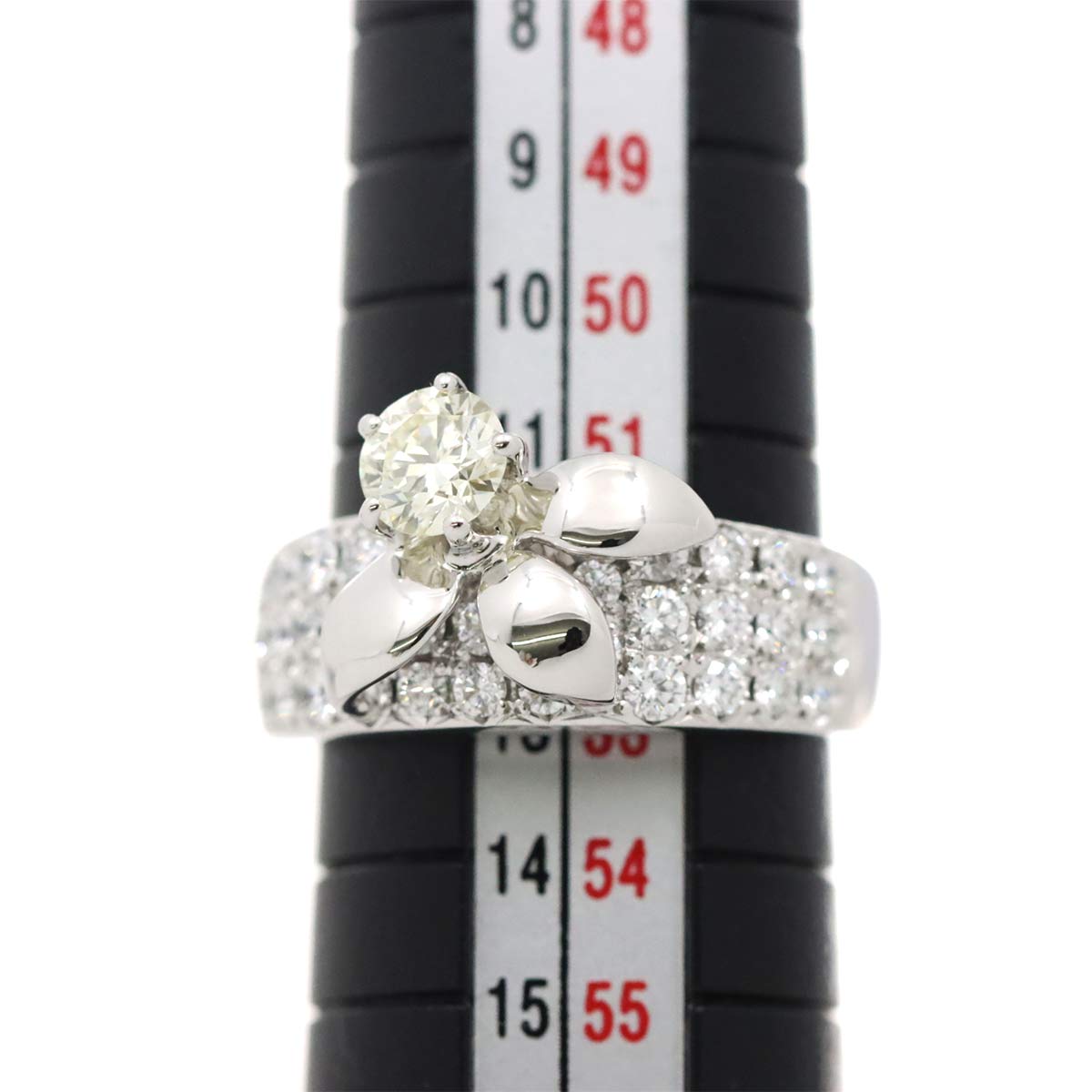 TASAKI Diamond 0.45ct/0.75ct Ring 18K White Gold 750 Size6(US)